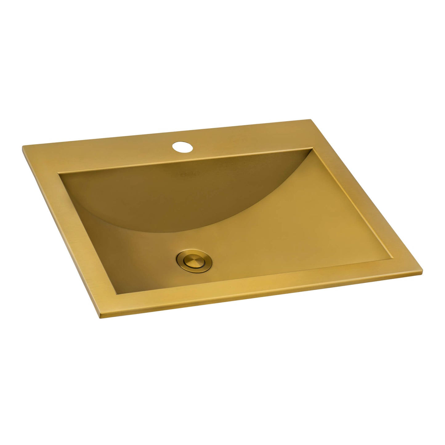 Ruvati 21" x 17" Ariaso Nano-PVD Arc Bowl Bathroom Sink Topmount - RVH5110