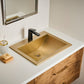 Ruvati 21" x 17" Ariaso Nano-PVD Arc Bowl Bathroom Sink Topmount - RVH5110