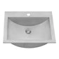 Ruvati 21" x 17" Ariaso Nano-PVD Arc Bowl Bathroom Sink Topmount - RVH5110