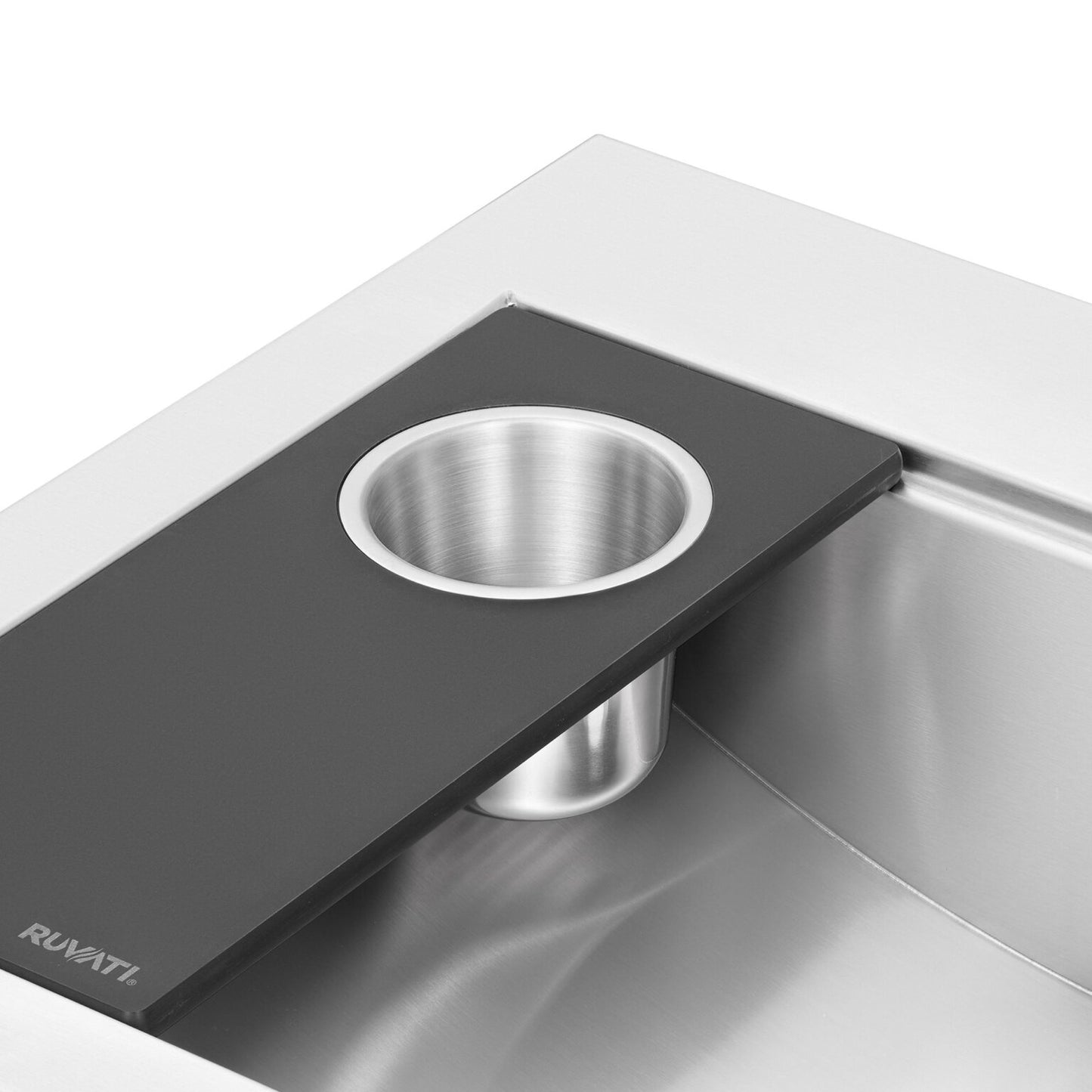 Ruvati 21" x 17" Brenna Workstation Bathroom Sink Topmount - RVH5521ST