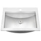 Ruvati 21" x 17" Brenna Workstation Bathroom Sink Topmount - RVH5521ST