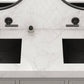 Ruvati 16" x 13" Ariaso Arc Bowl Bathroom Sink Undermount - RVH6106