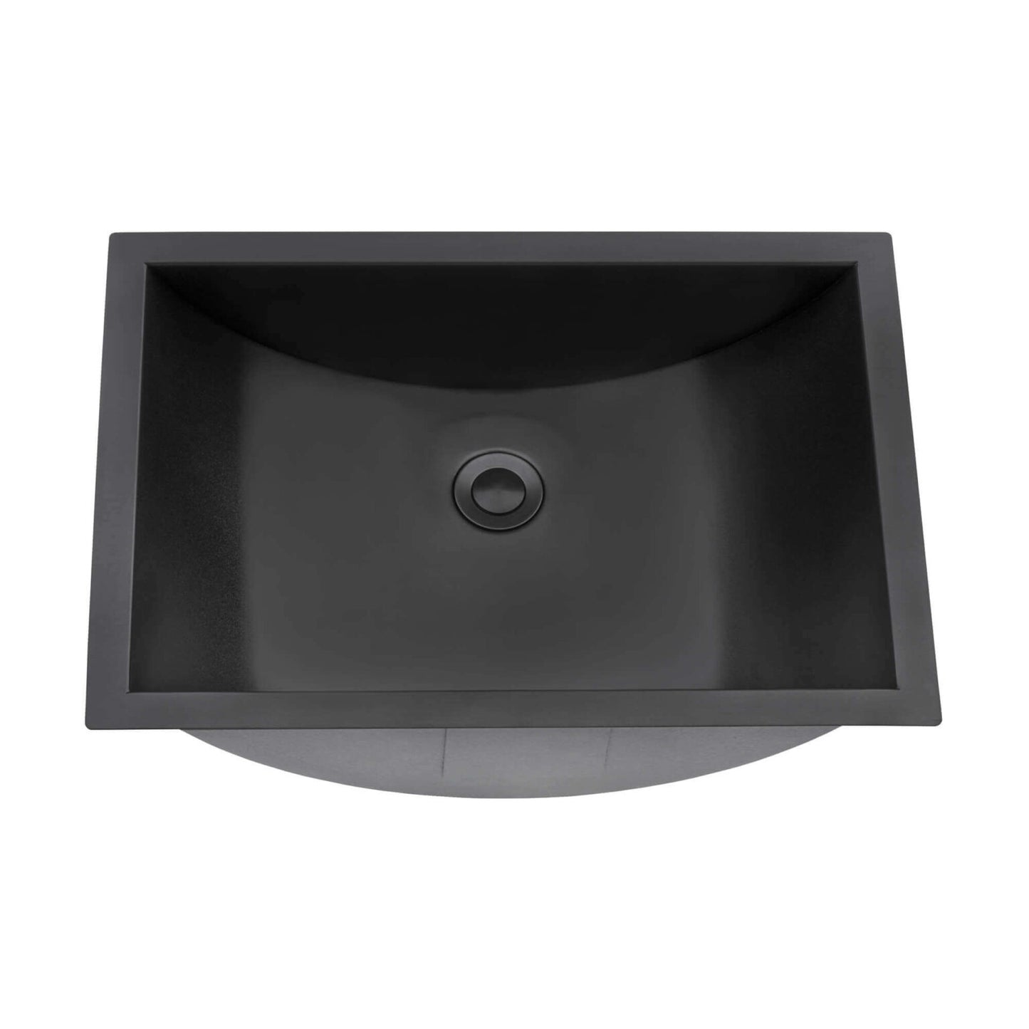 Ruvati 16" x 13" Ariaso Arc Bowl Bathroom Sink Undermount - RVH6106