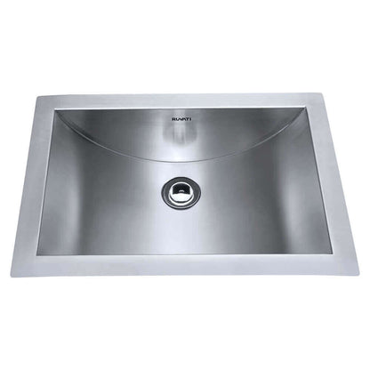 Ruvati 16" x 13" Ariaso Arc Bowl Bathroom Sink Undermount - RVH6106