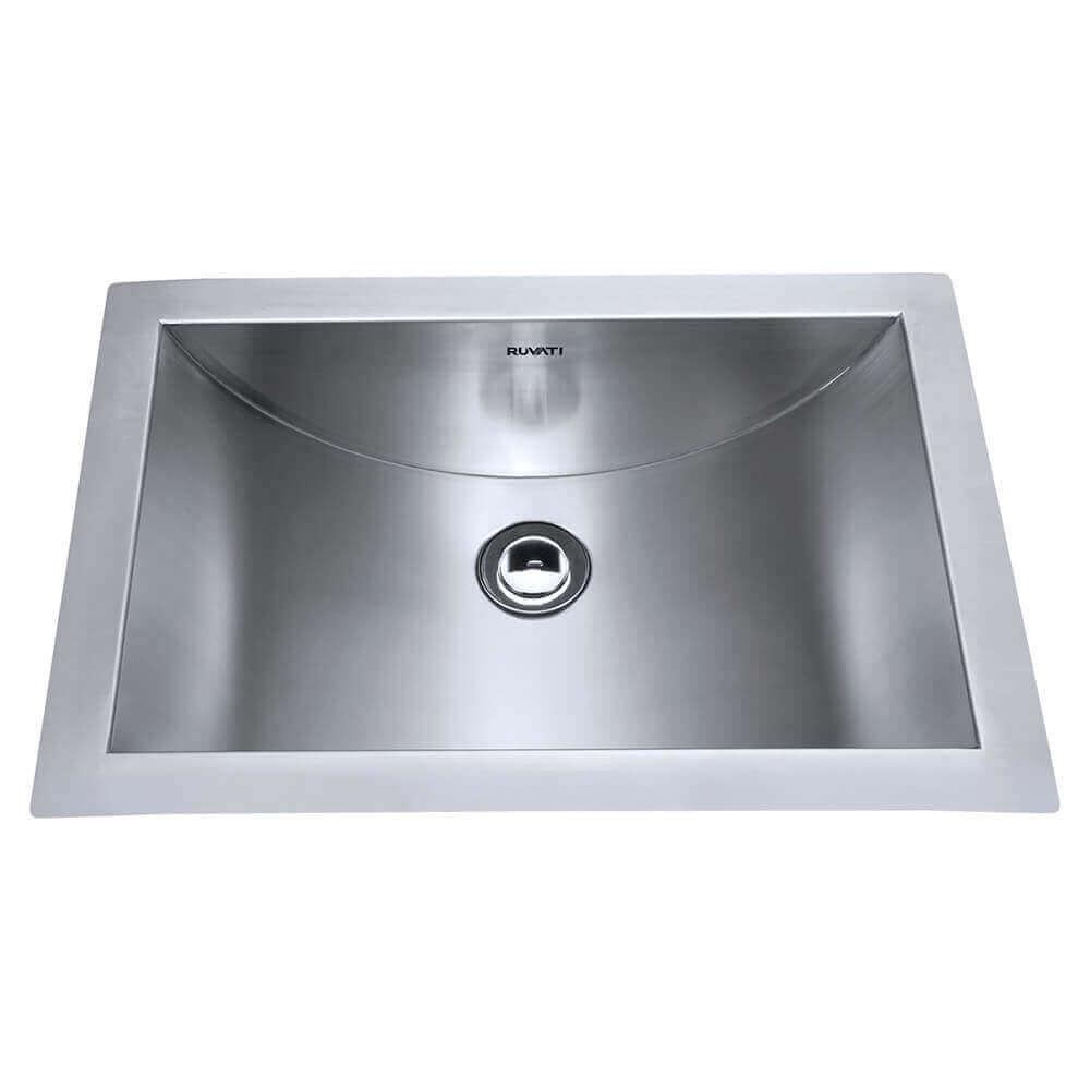 Ruvati 16" x 13" Ariaso Arc Bowl Bathroom Sink Undermount - RVH6106