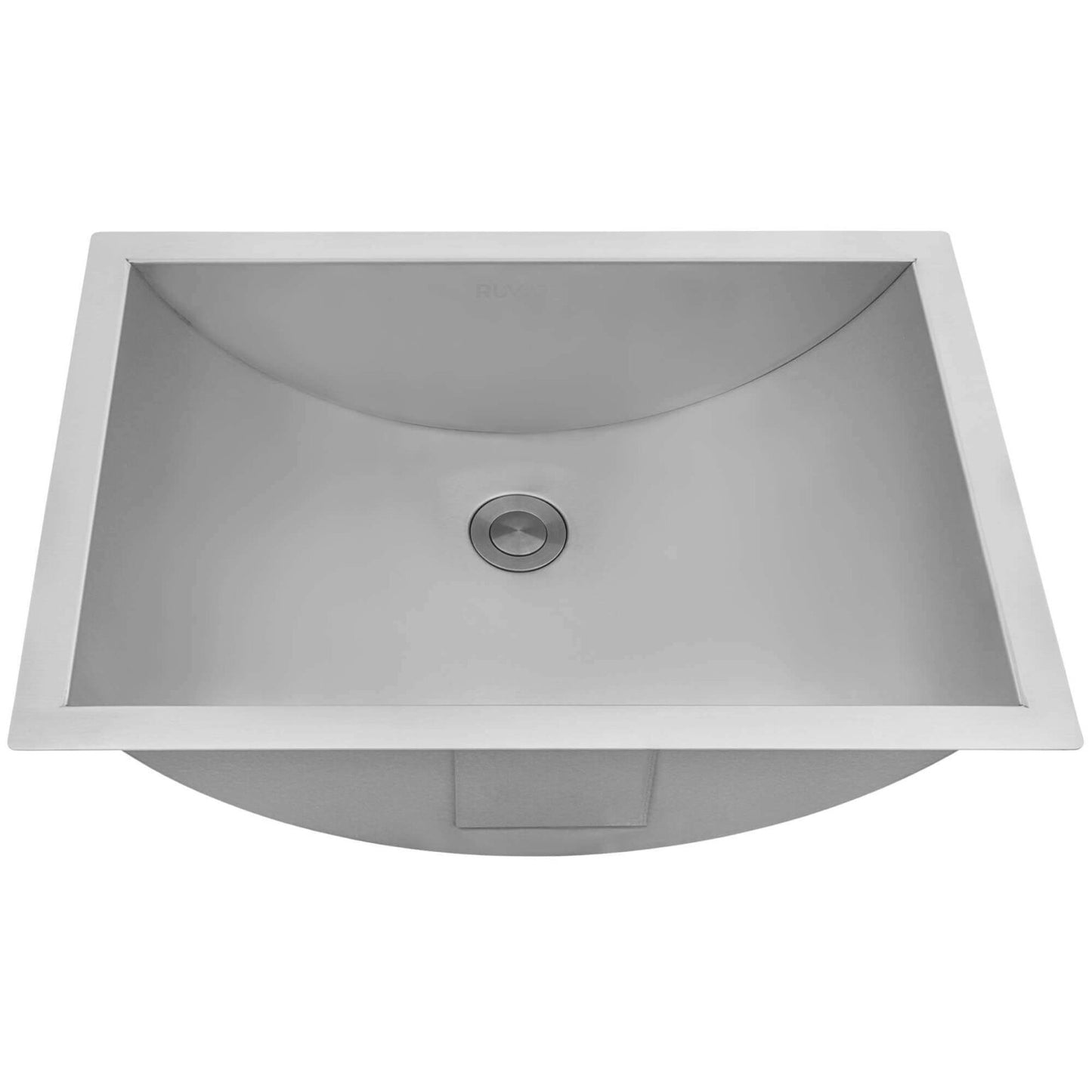 Ruvati 20" x 14" Ariaso Nano-PVD Arc Bowl Bathroom Sink Undermount - RVH6110