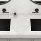 Ruvati 18" x 13" Ariaso Arc Bowl Bathroom Sink Undermount - RVH6107