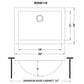 Ruvati 20" x 14" Ariaso Nano-PVD Arc Bowl Bathroom Sink Undermount - RVH6110