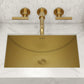 Ruvati 20" x 14" Ariaso Nano-PVD Arc Bowl Bathroom Sink Undermount - RVH6110