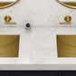 Ruvati 20" x 14" Ariaso Nano-PVD Arc Bowl Bathroom Sink Undermount - RVH6110