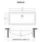Ruvati 30" x 14" Ariaso Nano-PVD Arc Bowl Bathroom Sink Undermount - RVH6120