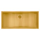 Ruvati 30" x 14" Ariaso Nano-PVD Arc Bowl Bathroom Sink Undermount - RVH6120