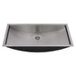 Ruvati 30" x 14" Ariaso Nano-PVD Arc Bowl Bathroom Sink Undermount - RVH6120