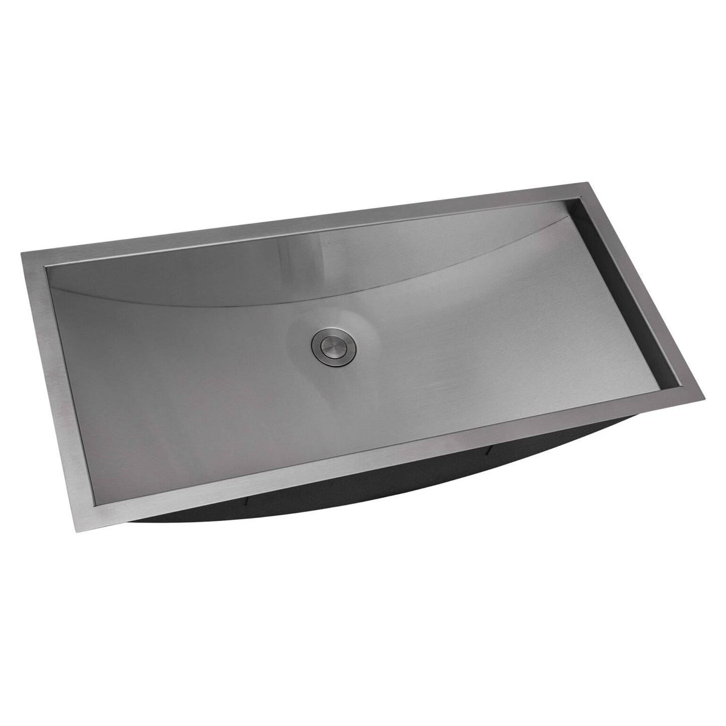 Ruvati 30" x 14" Ariaso Nano-PVD Arc Bowl Bathroom Sink Undermount - RVH6120
