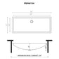 Ruvati 34" x 14" Ariaso Nano-PVD Arc Bowl Bathroom Sink Undermount - RVH6134