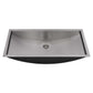 Ruvati 34" x 14" Ariaso Nano-PVD Arc Bowl Bathroom Sink Undermount - RVH6134