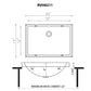 Ruvati 20" x 14" Ariaso Nano-PVD Semi-Recessed Bathroom Sink - RVH6211