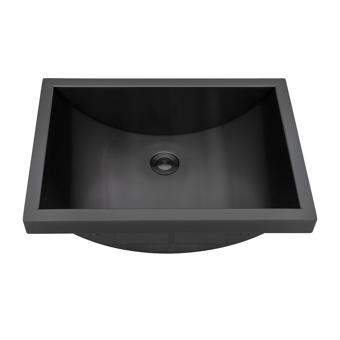 Ruvati 20" x 14" Ariaso Nano-PVD Semi-Recessed Bathroom Sink - RVH6211