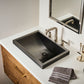 Ruvati 20" x 14" Ariaso Nano-PVD Semi-Recessed Bathroom Sink - RVH6211