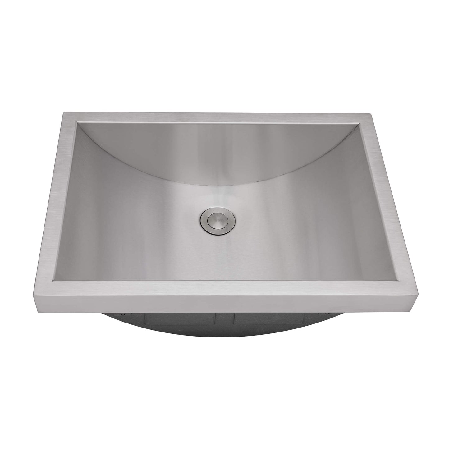 Ruvati 20" x 14" Ariaso Nano-PVD Semi-Recessed Bathroom Sink - RVH6211