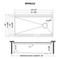 Ruvati 33" Dual-Tier Pro Workstation Kitchen Sink Undermount - RVH6222