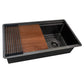 Ruvati 33" Dual-Tier Pro Workstation Kitchen Sink Undermount - RVH6222