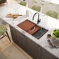 Ruvati 33" Dual-Tier Pro Workstation Kitchen Sink Undermount - RVH6222