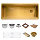Ruvati 45" Dual-Tier Pro Nano-PVD Workstation Kitchen Sink Undermount - RVH6333