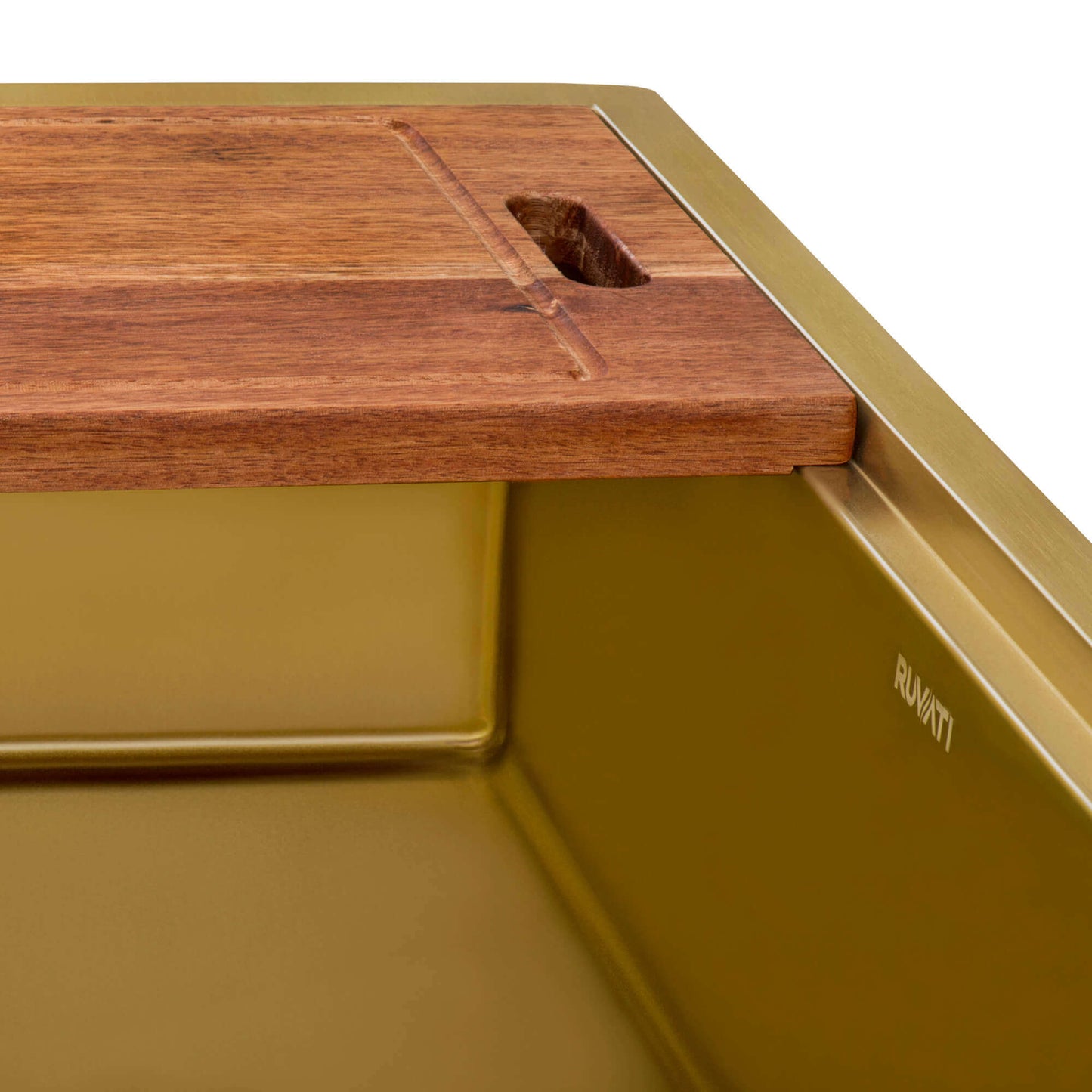 Ruvati 30" Giana Nano-PVD Workstation Kitchen Sink Undermount - RVH6530