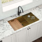 Ruvati 33" Giana Nano-PVD Workstation Kitchen Sink Undermount - RVH6533
