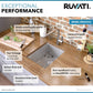 Ruvati 10" Gravena Bar Prep Sink Undermount - RVH7010
