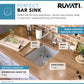 Ruvati 10" Gravena Bar Prep Sink Undermount - RVH7010