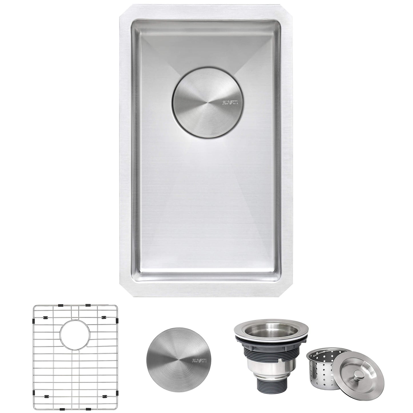 Ruvati 10" Gravena Bar Prep Sink Undermount - RVH7010