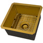 Ruvati 15" Terraza Nano-PVD Bar Prep Sink Undermount - RVH7015