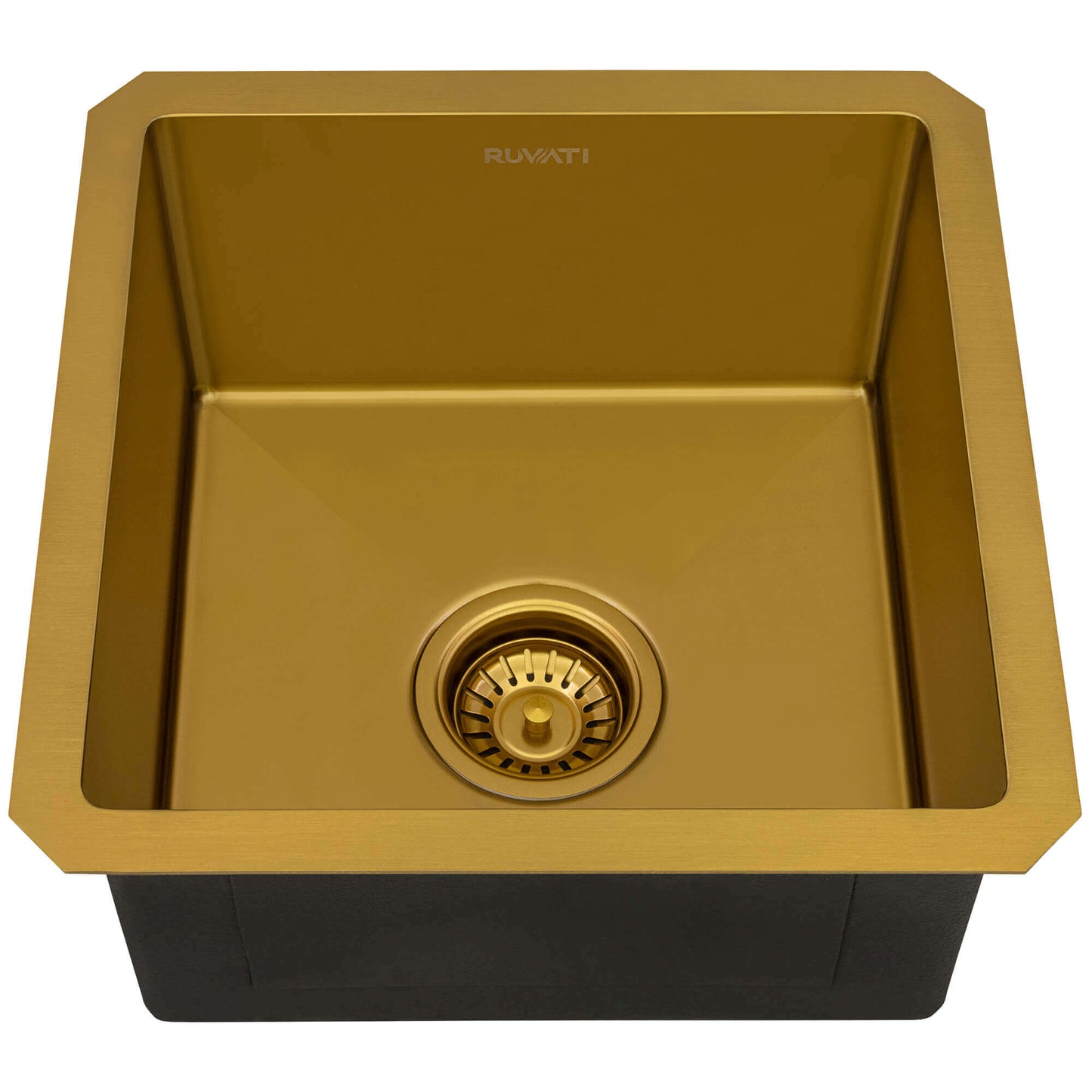 Ruvati 15" Terraza Nano-PVD Bar Prep Sink Undermount - RVH7015