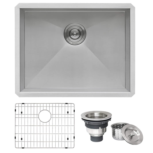 Ruvati 23" Nesta Zero Radius Bar Prep Sink Undermount - RVH7100
