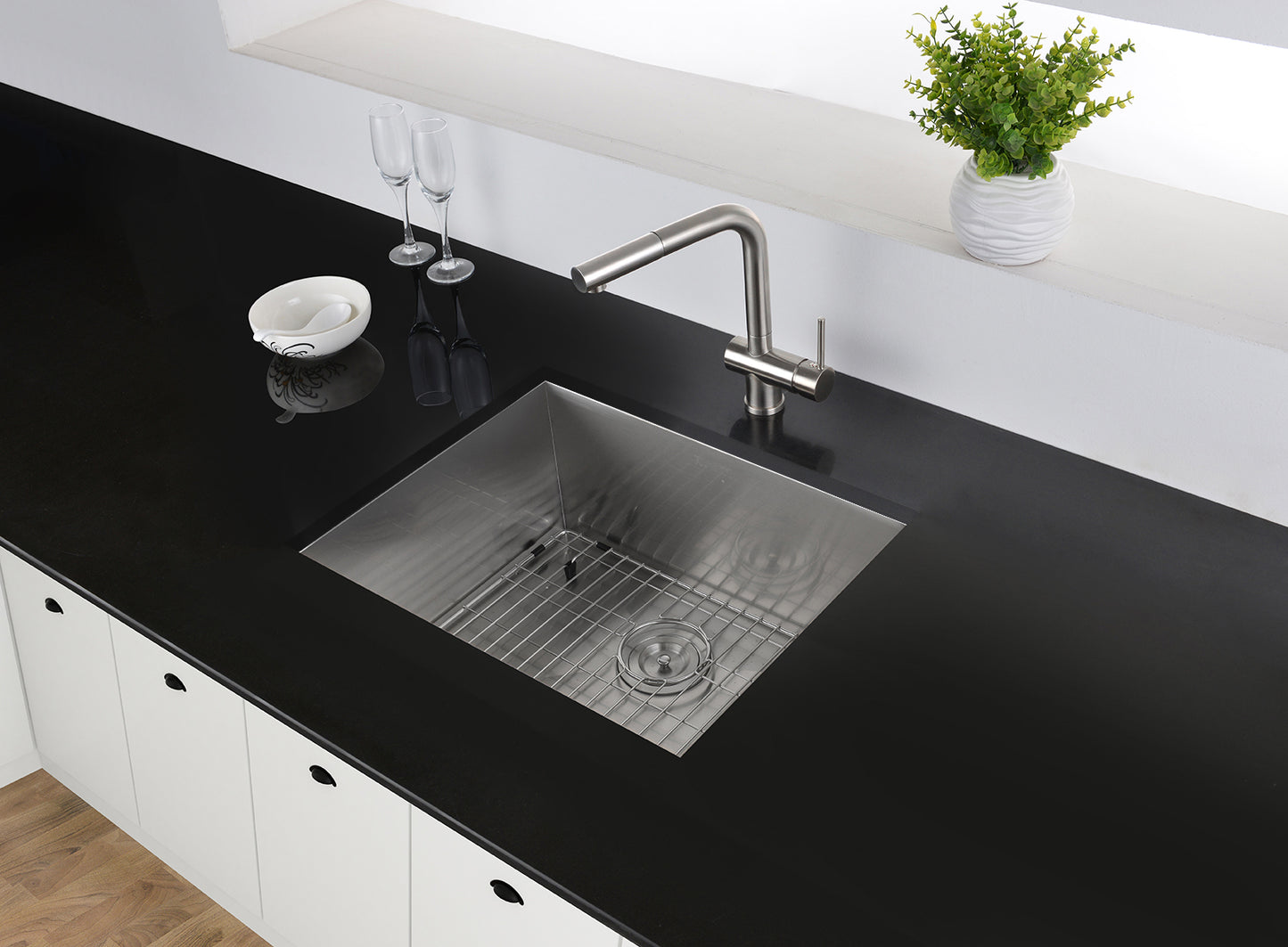 Ruvati 23" Nesta Zero Radius Bar Prep Sink Undermount - RVH7100