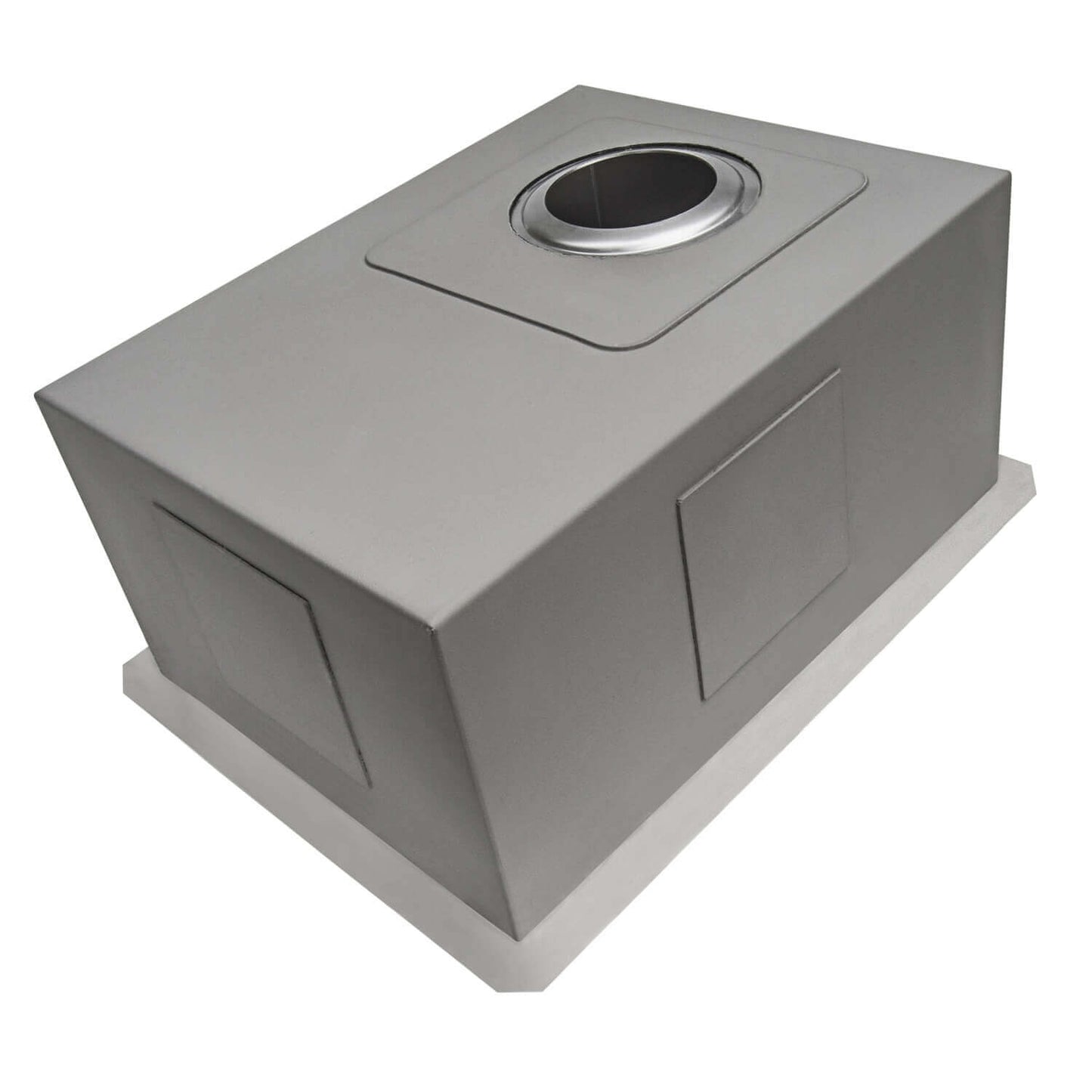 Ruvati 14" Terraza Nano-PVD Bar Prep Sink Undermount - RVH7114 in sleek stainless steel finish.