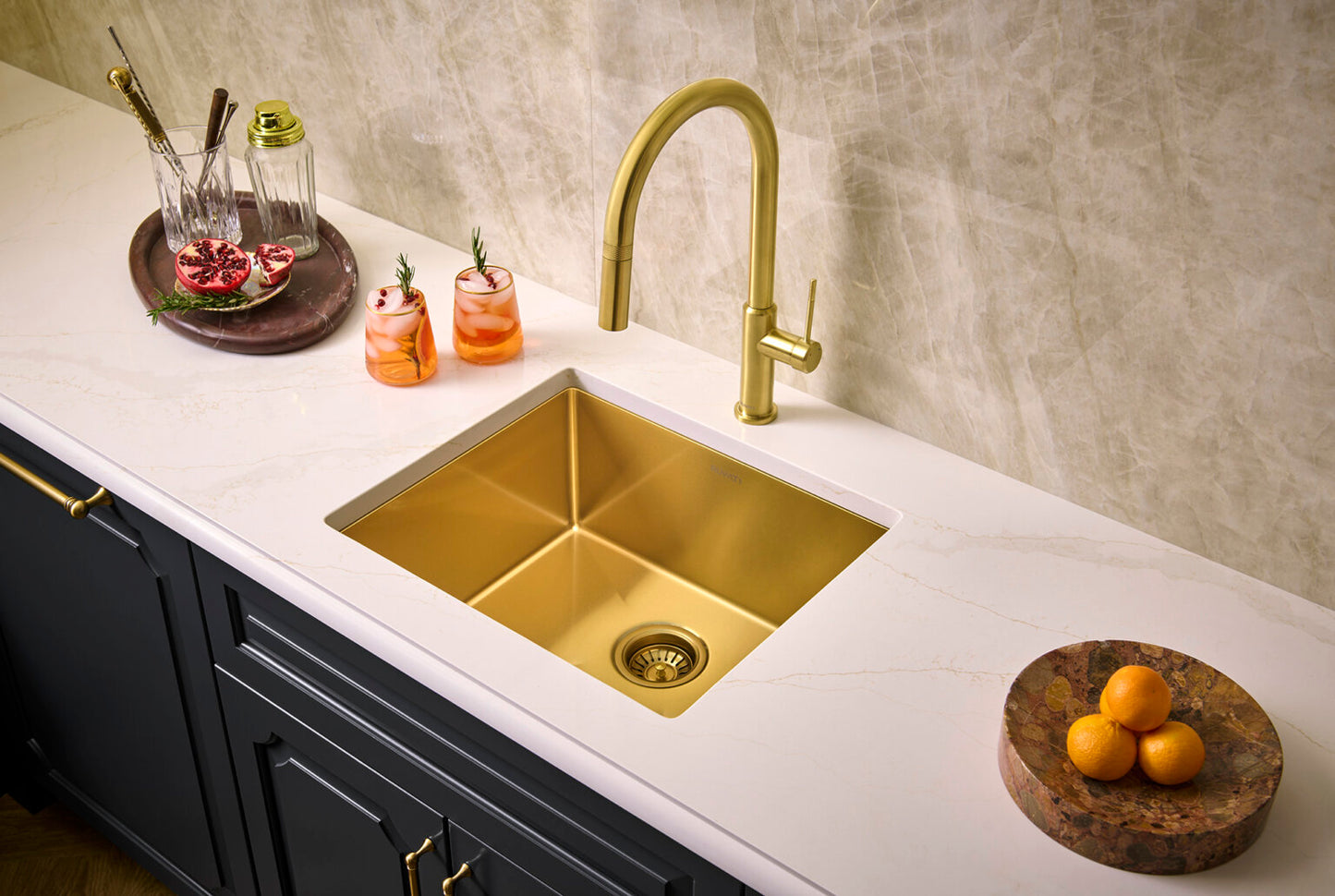 Ruvati 21" Terraza Nano-PVD Bar Prep Sink Undermount - RVH7121