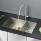 Ruvati 29" Nesta Zero Radius Double Bowl Undermount Kitchen Sink - RVH7200