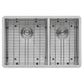 Ruvati 32" Nesta Zero Radius Double Bowl Undermount Kitchen Sink - RVH7515