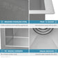 Ruvati 32" Nesta Zero Radius Double Bowl Undermount Kitchen Sink - RVH7515