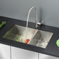 Ruvati 32" Nesta Zero Radius Double Bowl Undermount Kitchen Sink - RVH7515