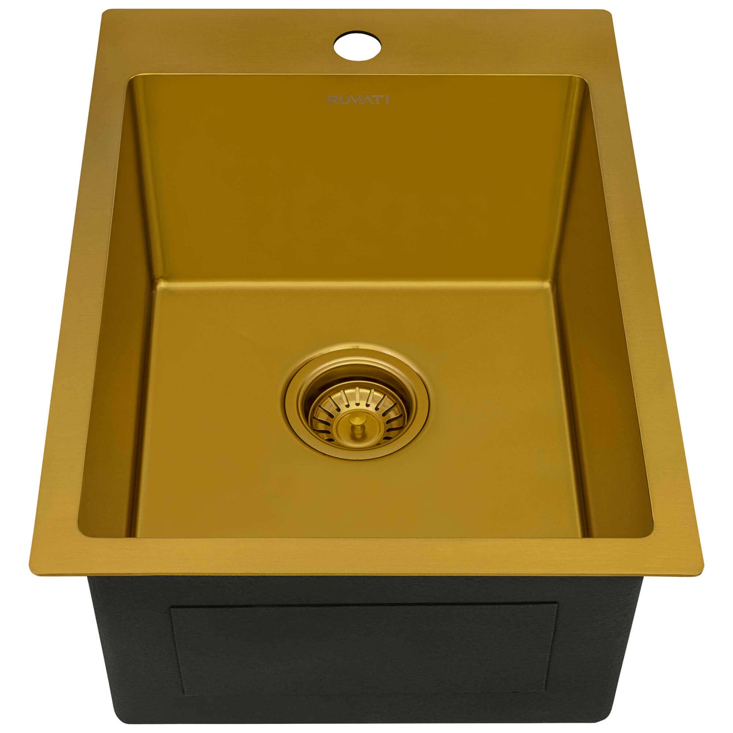 Ruvati 15" x 20" Terraza Nano-PVD Bar Prep Sink Drop-In - RVH8110