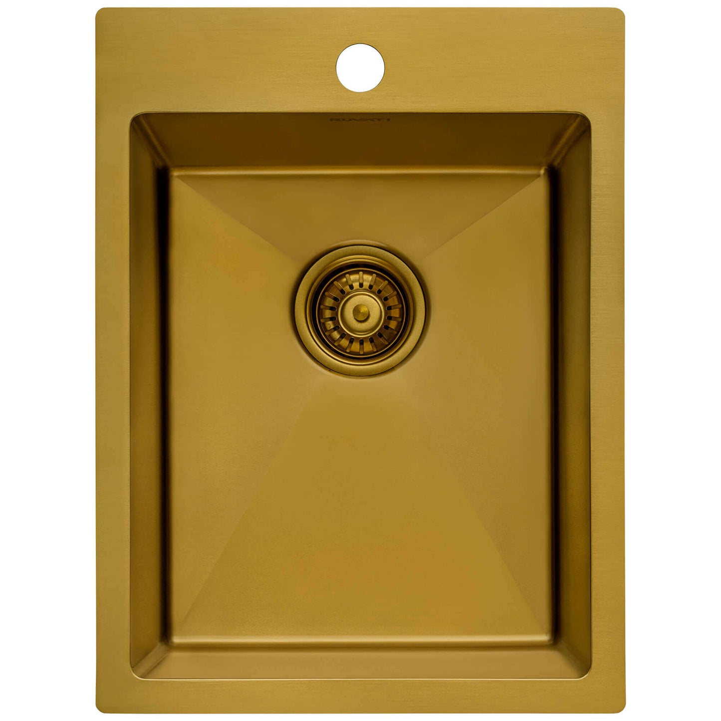 Ruvati 15" x 20" Terraza Nano-PVD Bar Prep Sink Drop-In - RVH8110