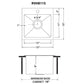 Ruvati 15" Terraza Nano-PVD Bar Prep Sink Drop-In - RVH8115