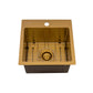 Ruvati 15" Terraza Nano-PVD Bar Prep Sink Drop-In - RVH8115