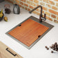 Ruvati 15" x 20" Giana Nano-PVD Workstation Bar Sink Drop-In - RVH8210