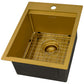 Ruvati 15" x 20" Giana Nano-PVD Workstation Bar Sink Drop-In - RVH8210