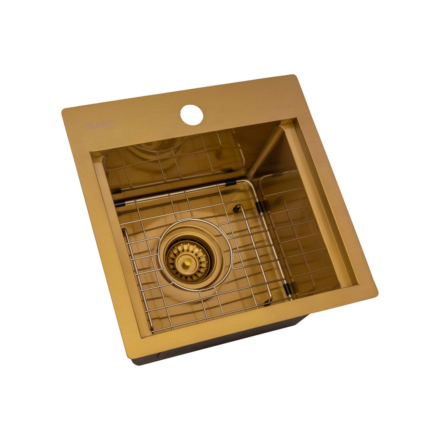 Ruvati 15" Giana Nano-PVD Workstation Bar Sink Drop-In - RVH8215